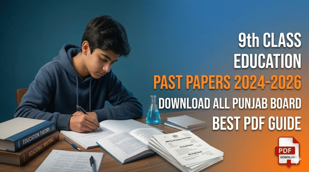9th Class Education Past Papers 2024-2026 Download All Punjab Board